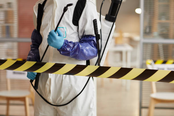 Professional Biohazard Cleanup technician working in Shiocton, WI